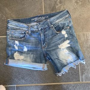 Denim shorts